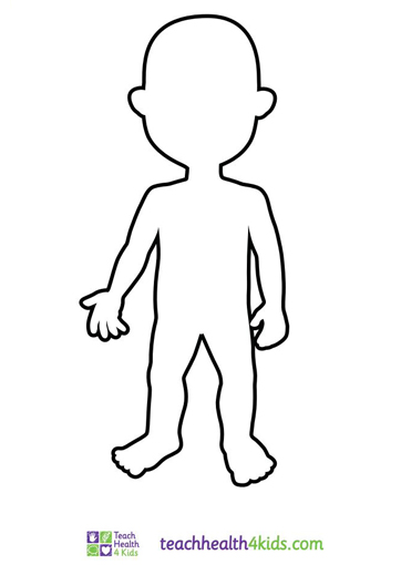 Teach Health 4 Kids - BODY OUTLINE